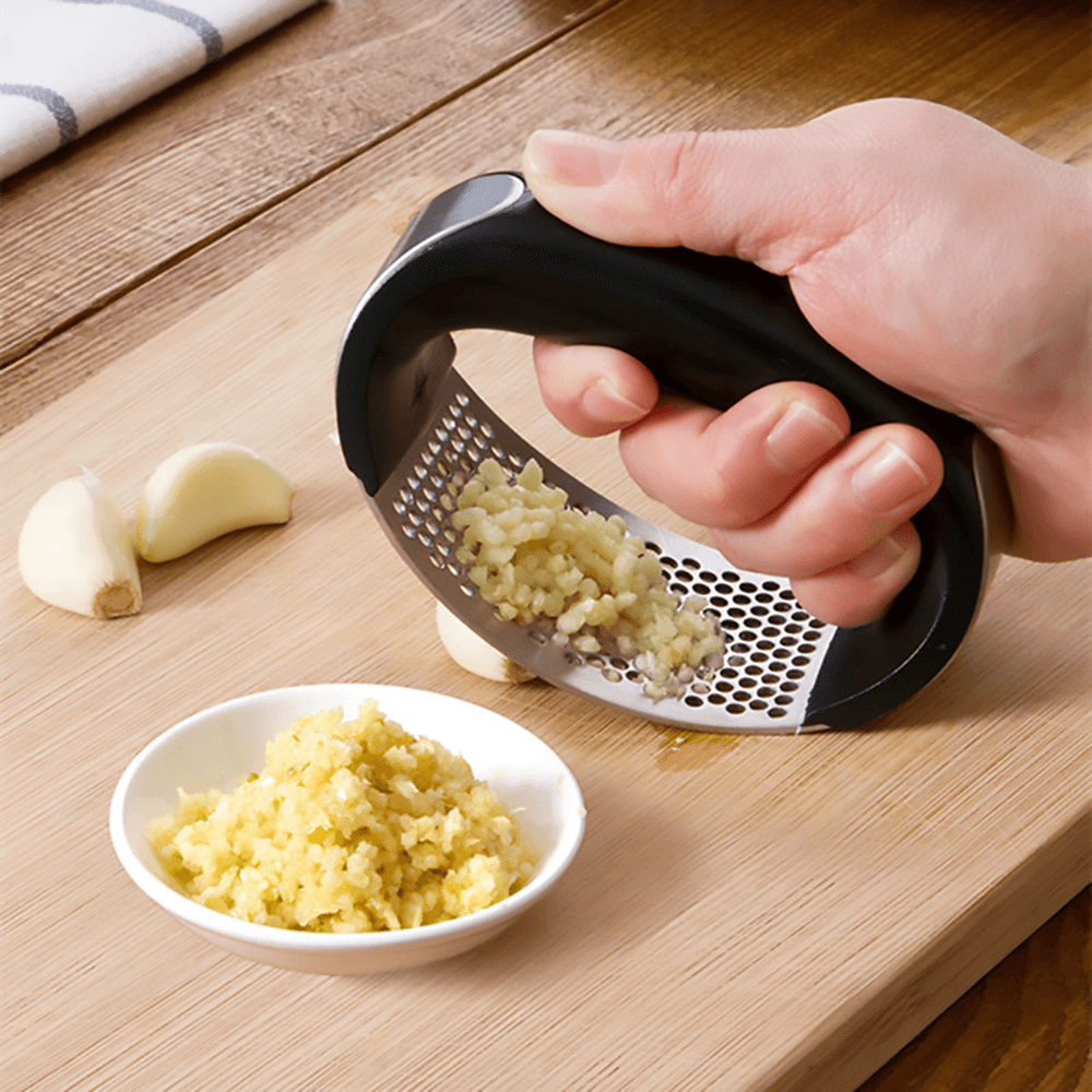 Stainless Steel Garlic Crusher