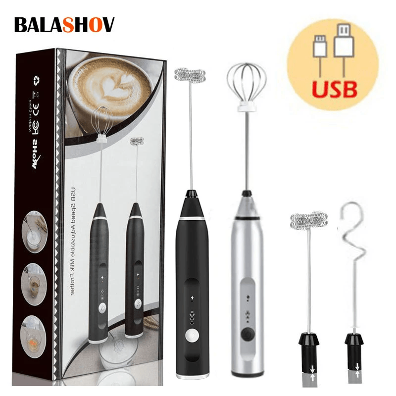 2-in-1 Electric Coffee Beater & Milk Frother