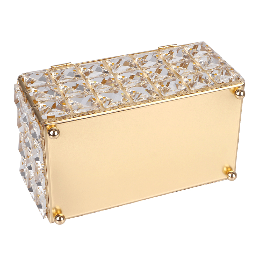 Square Crystal Tissue Box