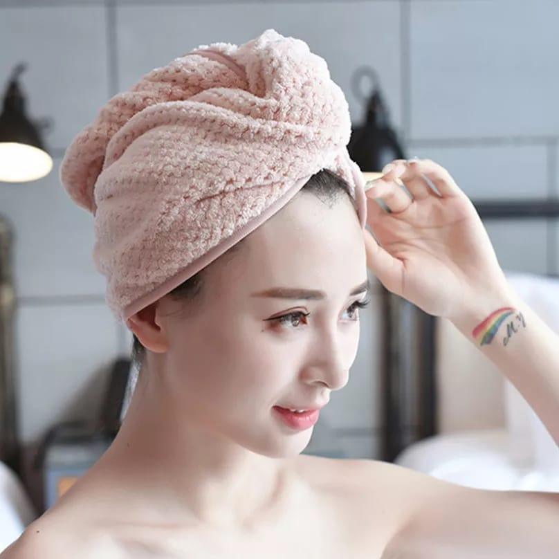 Hair Dryer Cap Towel – Hair Wrap Towel