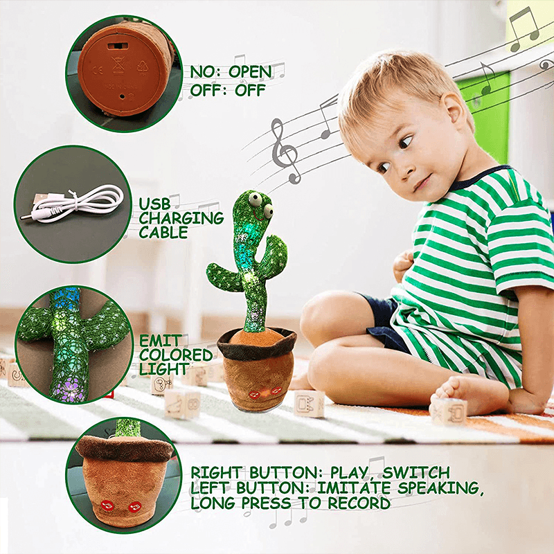 Dancing Cactus Rechargeable Toy