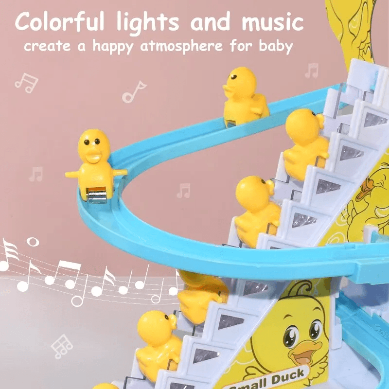 Electric Duck Climbing Stairs Toy