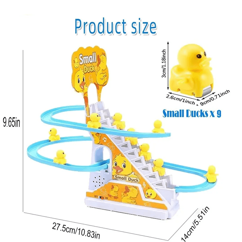 Electric Duck Climbing Stairs Toy