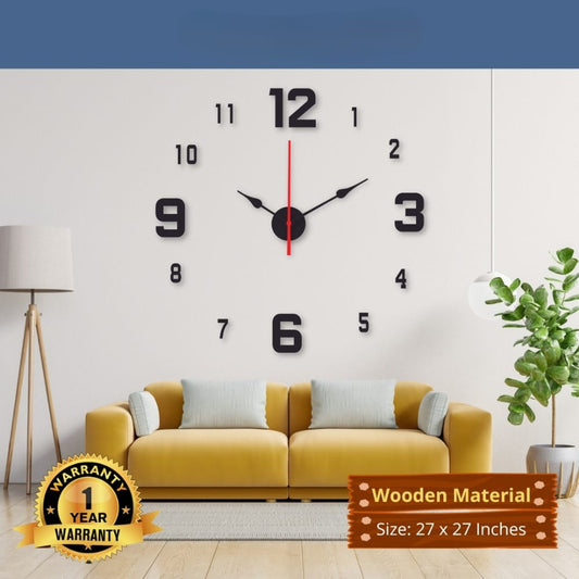 Home Decor Wall Clock Acrylic 24X24