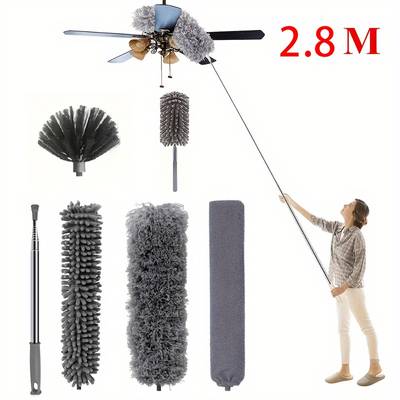 Foldable Multipurpose Microfiber Ceiling Fan Duster (5ft)