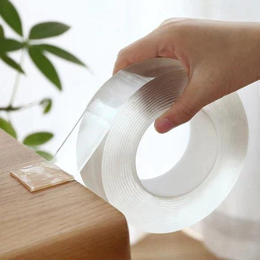 Washable Reusable Nano Double-Sided Transparent Tape (3 M)