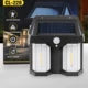 New Model Of Double Wall Lamp Solar Powered Light/ Solar Tungsten Night Lamp with Smart Motion Sensor, Wall Lamp, Waterproof Lantern for Patio, Garden Decor, 3 Lighting Modes