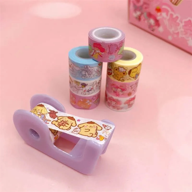 Sanrio 8-in-1 Mini Washi Tape Set with Free Dispenser