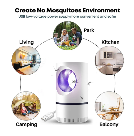 USB Mosquito Killer Lamp: LED Repellent & Trap for Insects