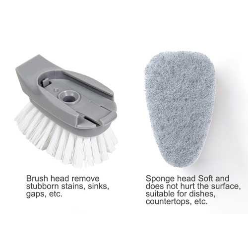 Dishwashing Soap Dispensing Brush & Scrubber