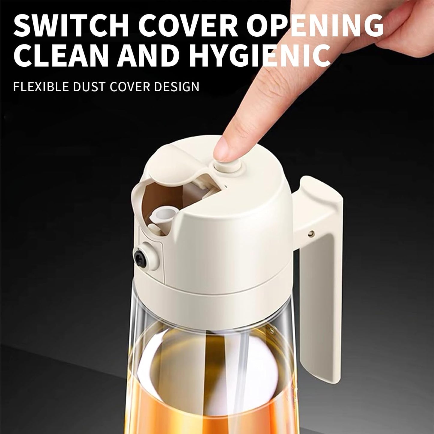 2-in-1 Oil Kettle & Spray Bottle 450ml