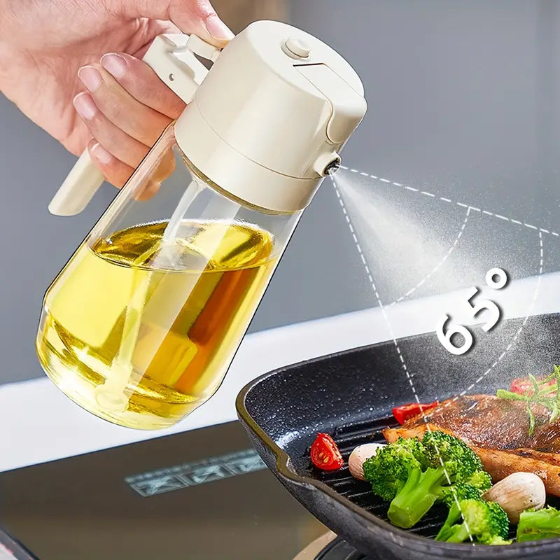 2-in-1 Oil Kettle & Spray Bottle 450ml