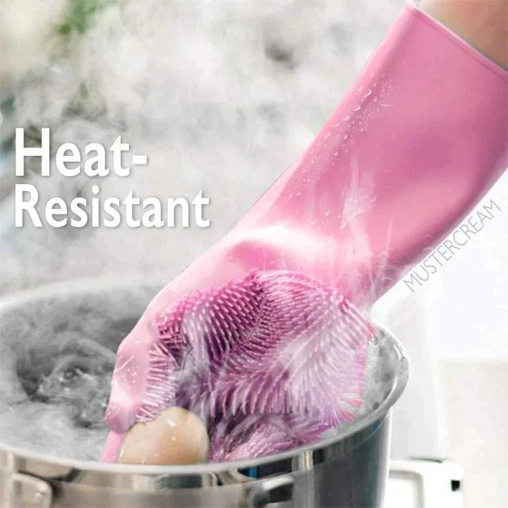 Silicon Washing Gloves