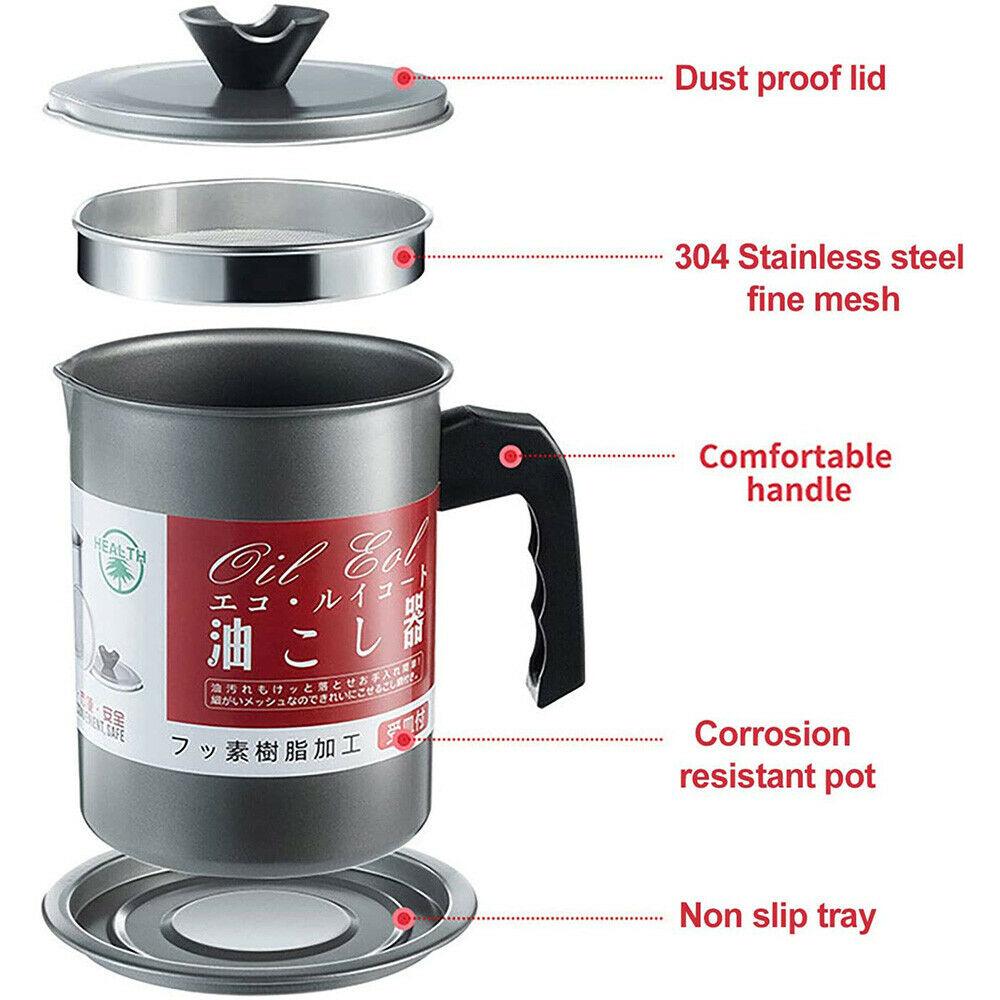 Cooking Oil Filter Separator Pot (1.4L)